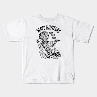 WAVE HUNTERS - Alien surfer Kids T-Shirt